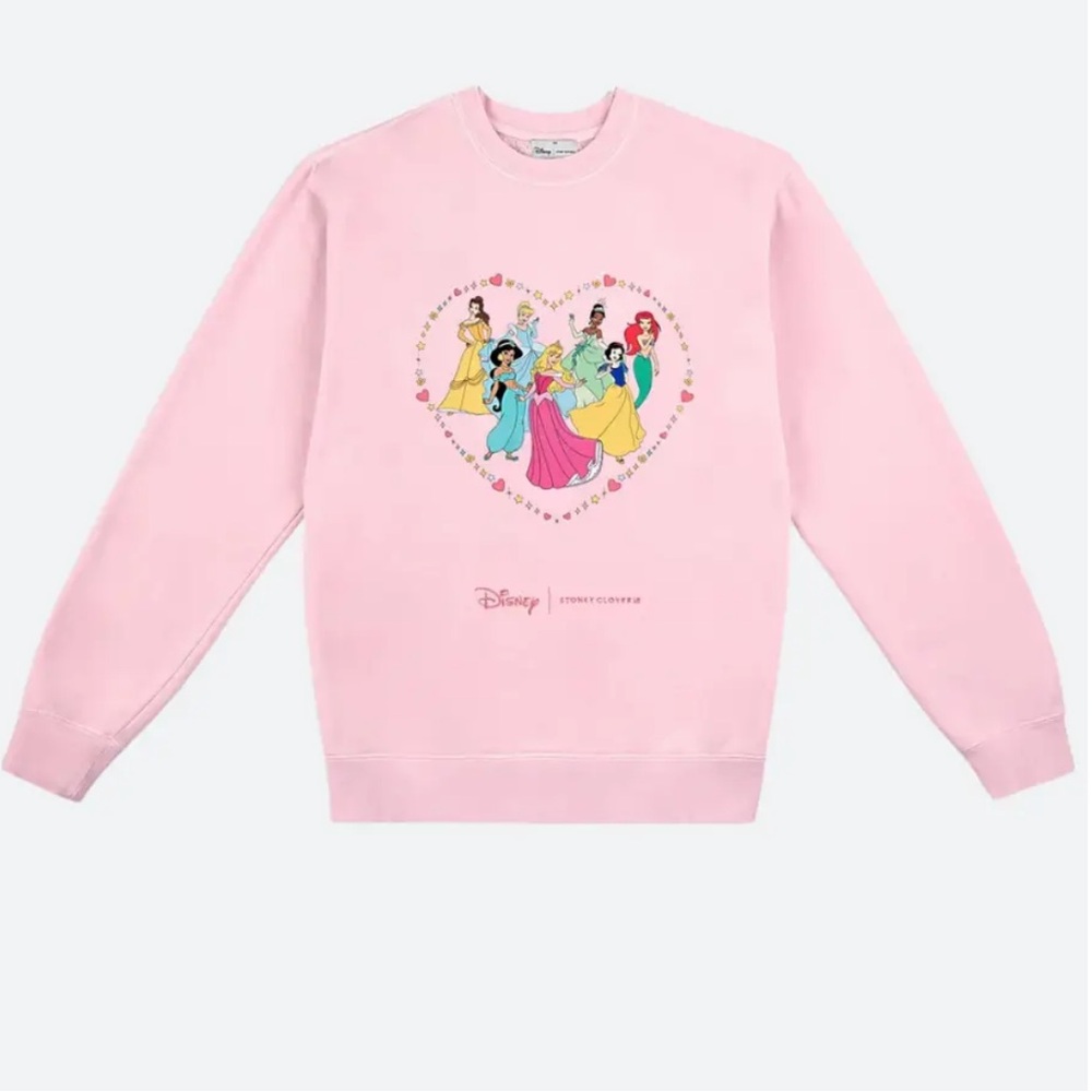 Stoney Clover Lane X Disney Princess Crewneck Sweater Sz 2XL